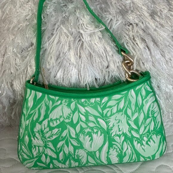Lilly Pultizer Fauna Green Tulip Tamara Bag - Picture 5 of 14
